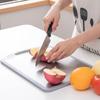 HANYANG новая утолщенная 304 двусторонняя разделочная доска из нержавеющей стали, пластиковая разделочная доска, разделочная доска из нержавеющей стали
