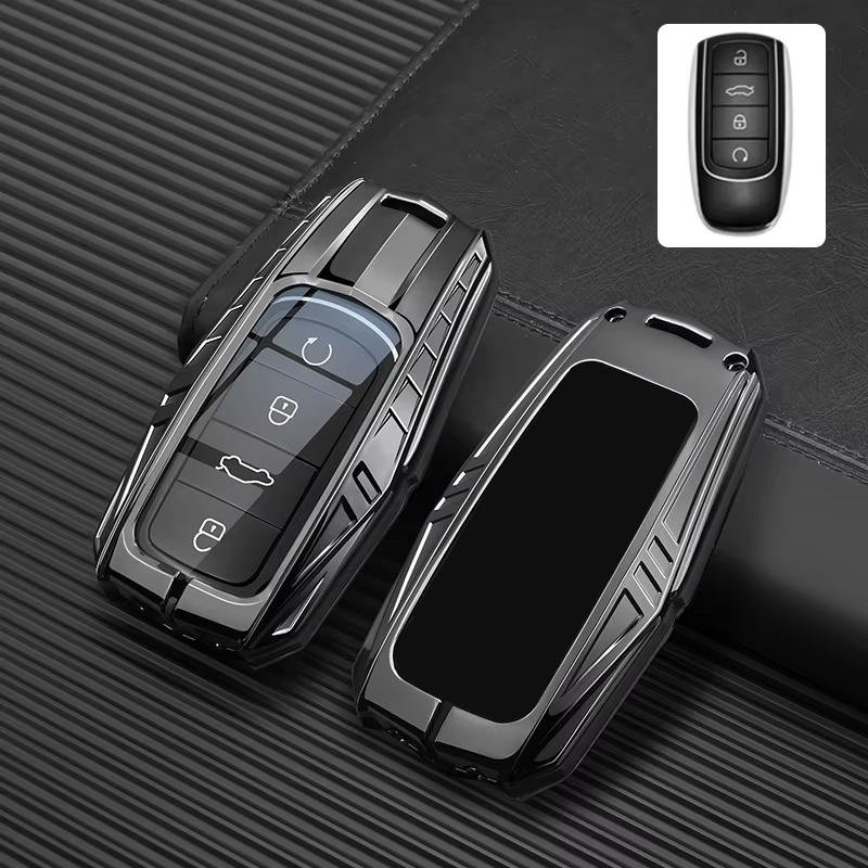 Цинковый сплав для Chery Omoda 5 C5 Tigo 7 8 Pro Max Tigo 7 8 Plus Arrizo 5 Plus Чехол-брелок для ключа автомобиля Аксессуары