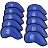 3,4,5,6,7,8,9,P,S,A Golf Putter Accessories Golf Headcovers Golf Iron Covers Set Golf Club Cover