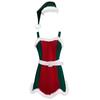 New Christmas Sexy Dress Green Christmas Short Dress Christmas Party Stage Performance Costume