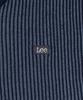 LEE Oversized Two-Tone Knit Vest Navy