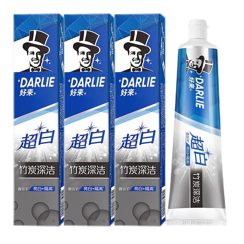 Darlie Супербелая древесно-угольная зубная паста для глубокой очистки