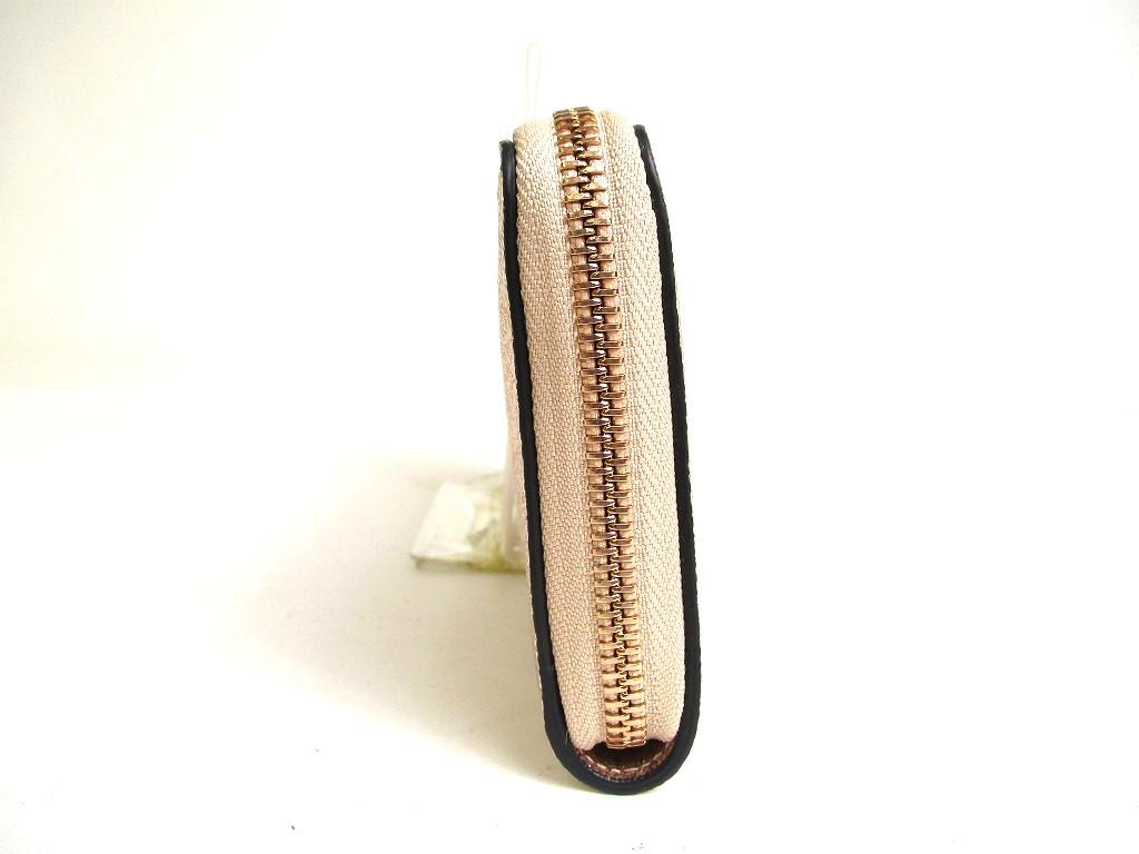 Authentic Christian Louboutin Panettone Rose Gold Leather Round Zip Wallet #a376 Open box