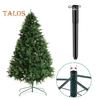 Artificial Christmas Tree Height Extender Metal Tree Base Extension Pole with 3 Fixing Screws Holiday Tree Riser Fits 0.5-1.25 Inch Poles