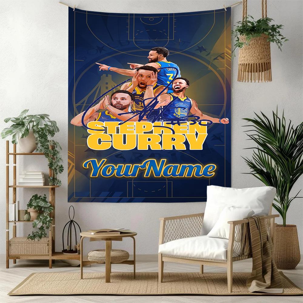 Curry Custom Your Name Wall Decor Tapestry Art For Pet Memorial Birthdaywedding Party Backdrop Family Gift