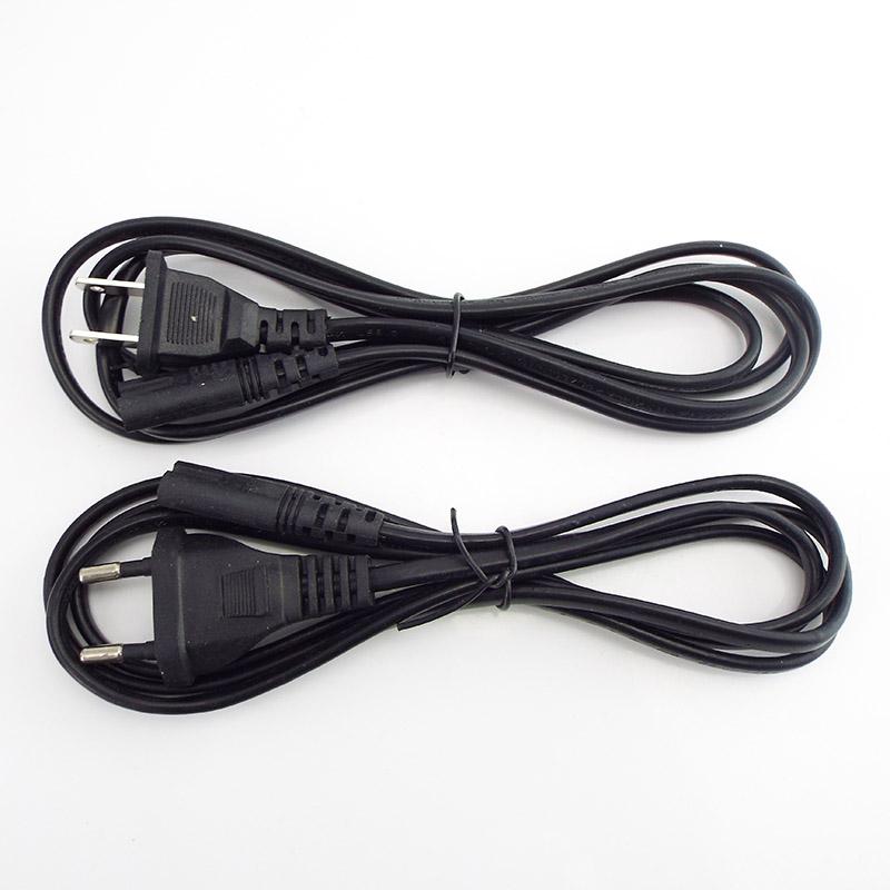 2-контактный разъем провода, разъем кабеля питания, электрическая линия, удлинитель адаптера переменного тока длиной 1,4 м, 2 фута