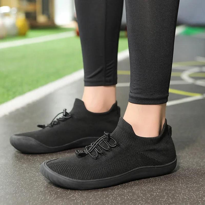 Унисекс с широким носком, босоножки для мужчин и женщин, кроссовки для бега по пересеченной местности, легкие дышащие спортивные повседневные кроссовки