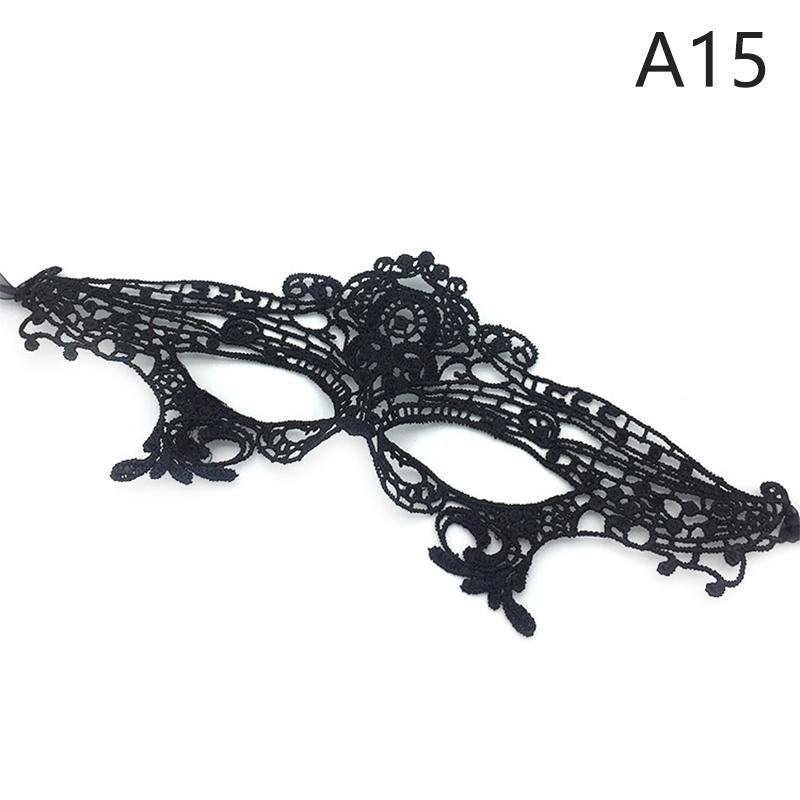 Women Hollow Lace Masquerade Face Mask Sexy Cosplay Prom Party Props Eye Mask