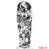 1 PC 480*170MM Large Temporary Tattoos Sleeve for Men Women Full Arm Selleve Tattoos Temporary Realistic Fake Wolf Tiger Lion Tattoo