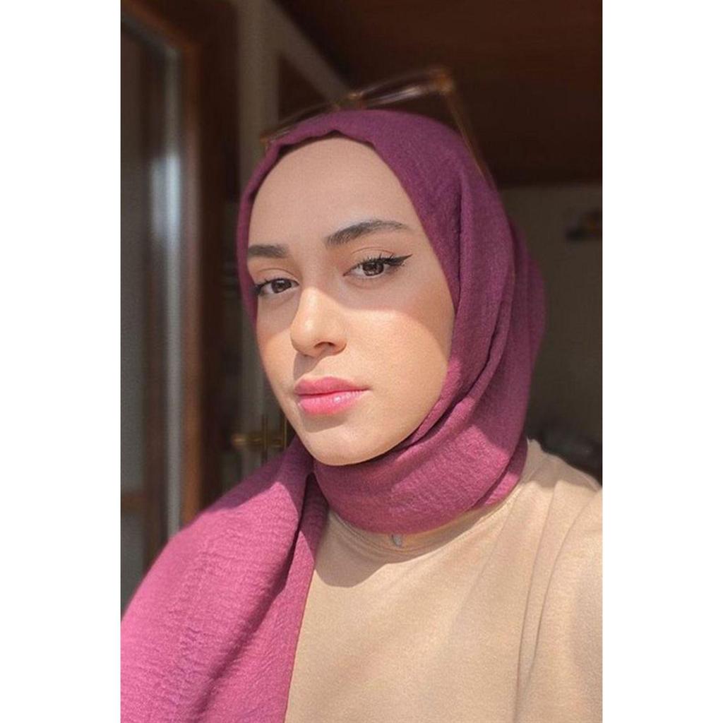 Crepe Hijab Raspberry