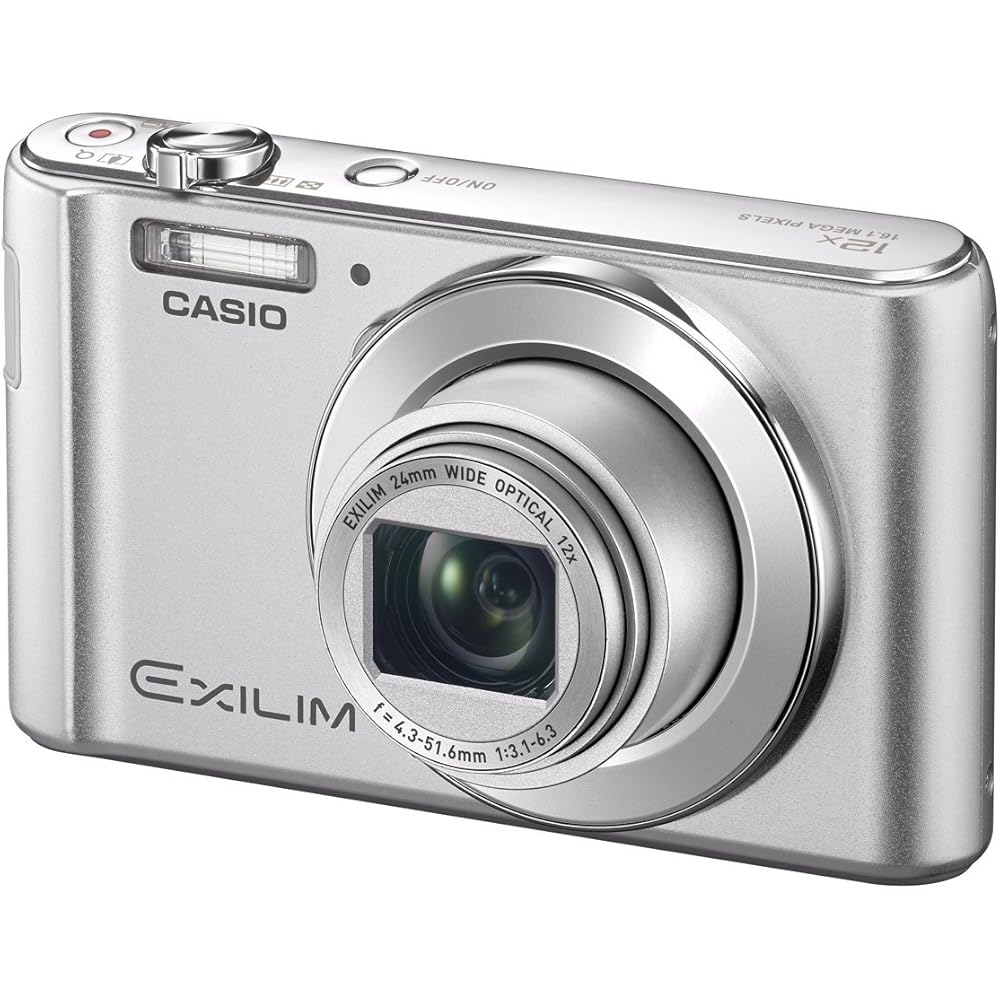 CASIO EXILIM EX-ZS240SR Digital Camera: 12x optical zoom with powerful image stabilization—just p...