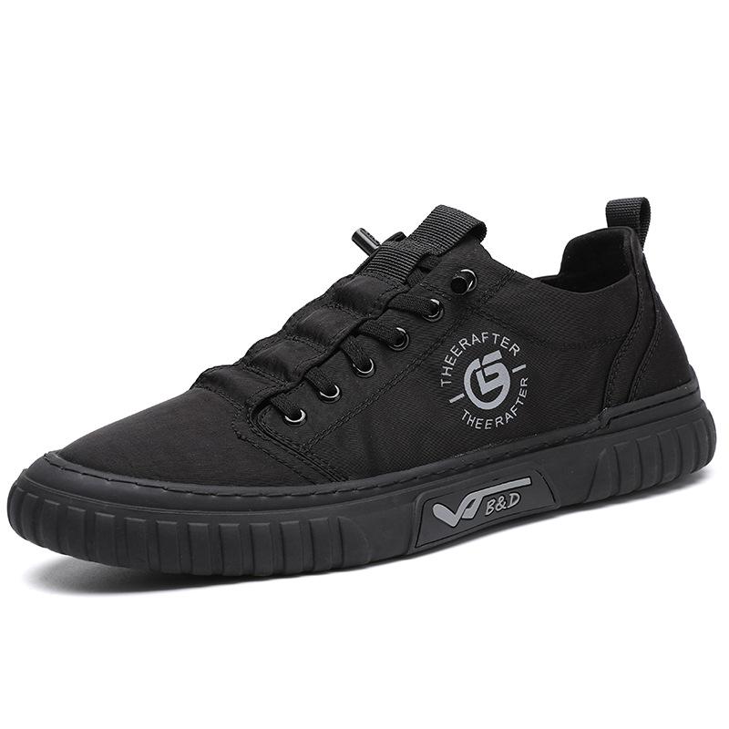 Летние мужские туфли из вулканизированной ткани Ice Silk Cloth Canvas Shoes Серые плоские повседневные туфли на шнуровке Non Leather Fashion Soft Walking