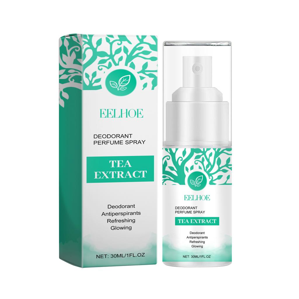Eelhoe Body Odor Sweat Deodorant Spray Lasting Body Underarm Feet Sweating Deodorizer Eliminate Bad Smell Antiperspirants 30ml