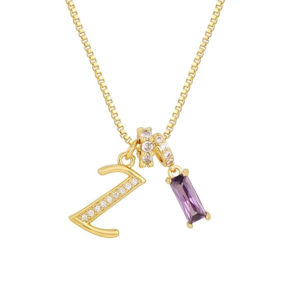 Adjustable Letter Jewelry Hypoallergenic Geometric Pendant Necklace for Romantic Gift