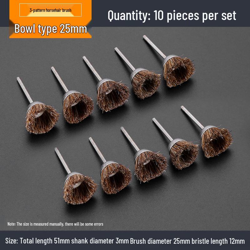 Electric Grinder Steel Wire Brush Polishing Head for Rust Removal and Walnut Polishing