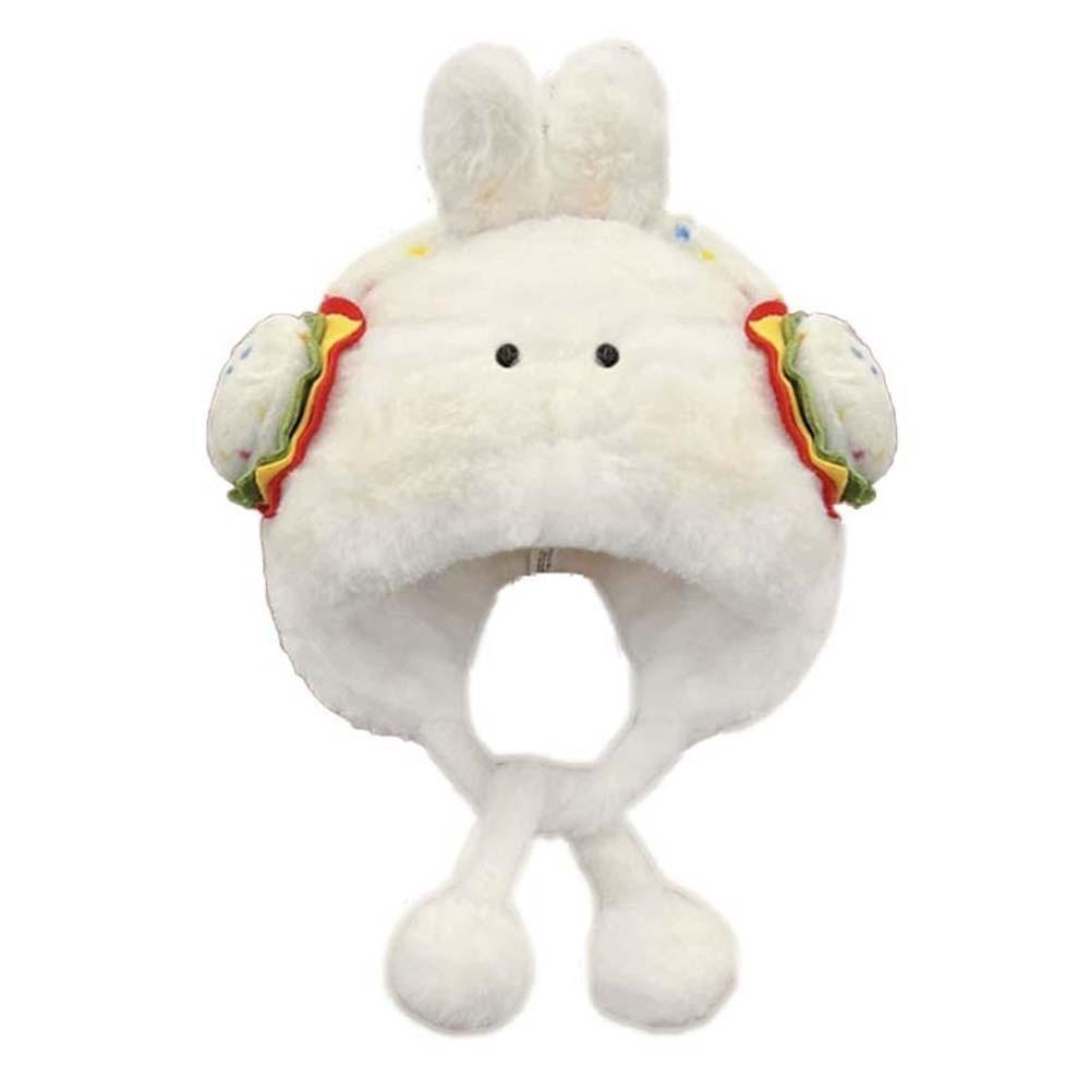 Penguin Winter Plush Hat Cartoon Hamburger Ear Protection Cap Skiing Bear Lei Feng Hat  Autumn