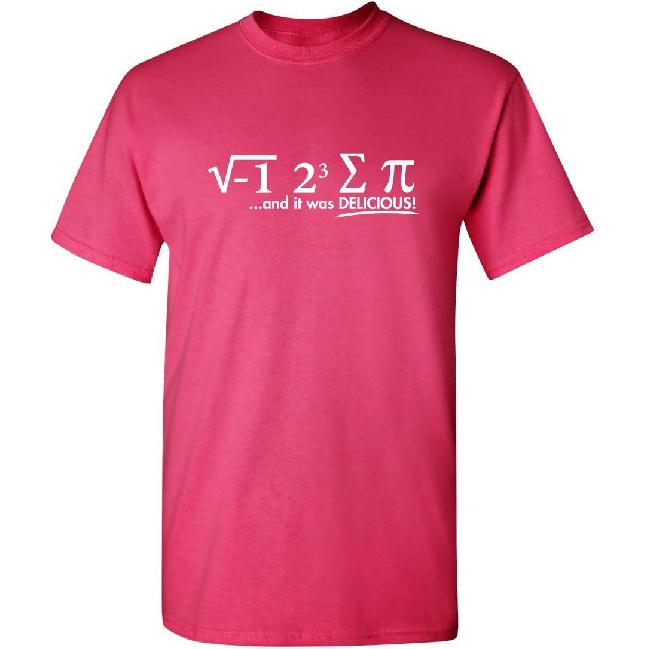 I Ate Some Pi and It was Deliciouss Shirt Funny Math Science Graphic Tee