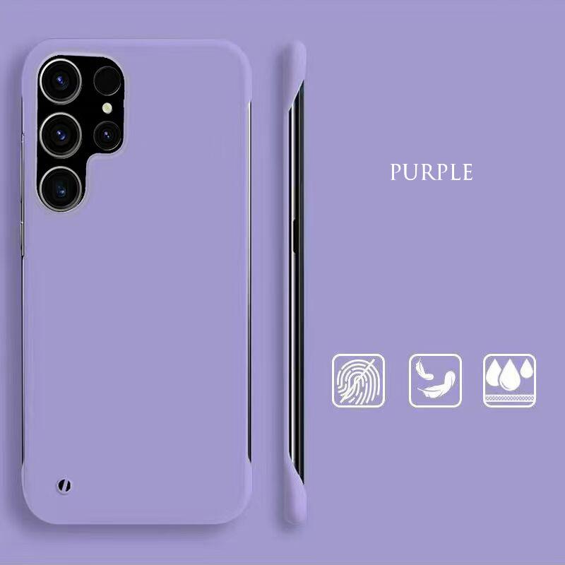 INS Простой однотонный чехол для Samsung Galaxy S21 S20 Ultra Plus FE Note 20, матовый чехол из прочного ПК с защитой от отпечатков пальцев