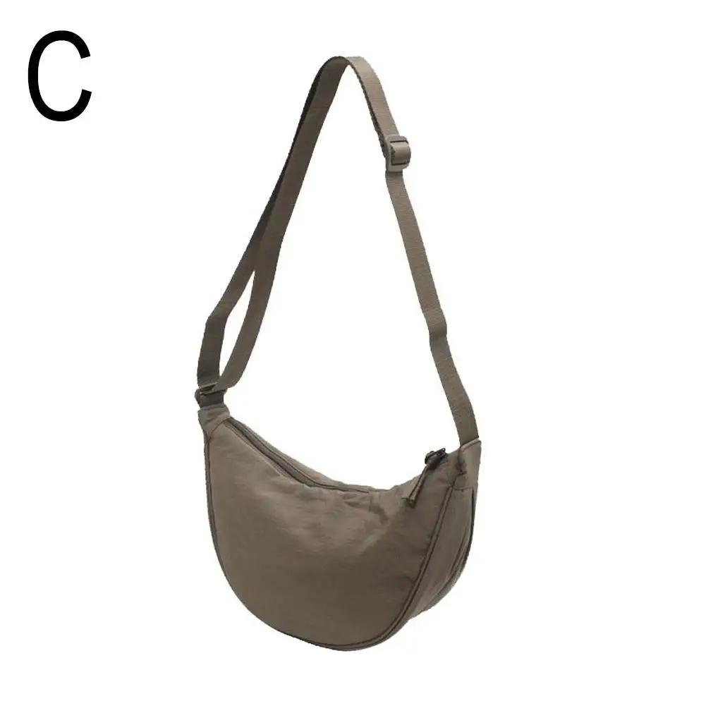 Нейлоновая сумка через плечо Hobo Sling Crescent Bag Модная женская сумка-шоппер Кошельки дорожные сумки Сумка-пельмень Женская маленькая сумка-полумесяц