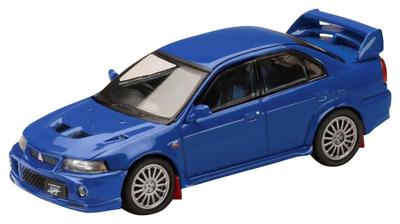 Mitsubishi Lancer GSR Evolution 6 1999 Lance Blue с брызговиком 1/64 (CP9A)