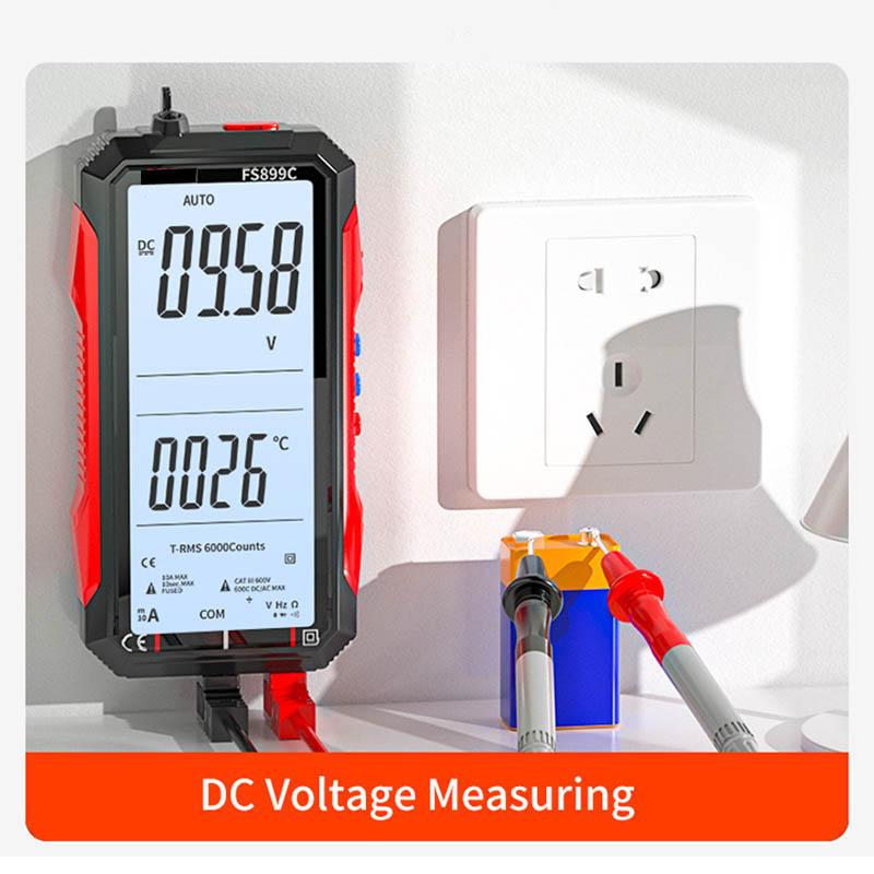 Цифровой мультиметр с зарядкой через USB, интеллектуальный автоматический цифровой мультиметр