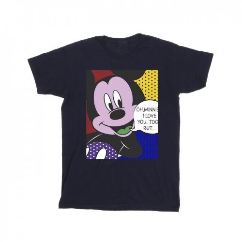 Disney Mens Mickey Mouse Oh Minnie Pop Art T-Shirt