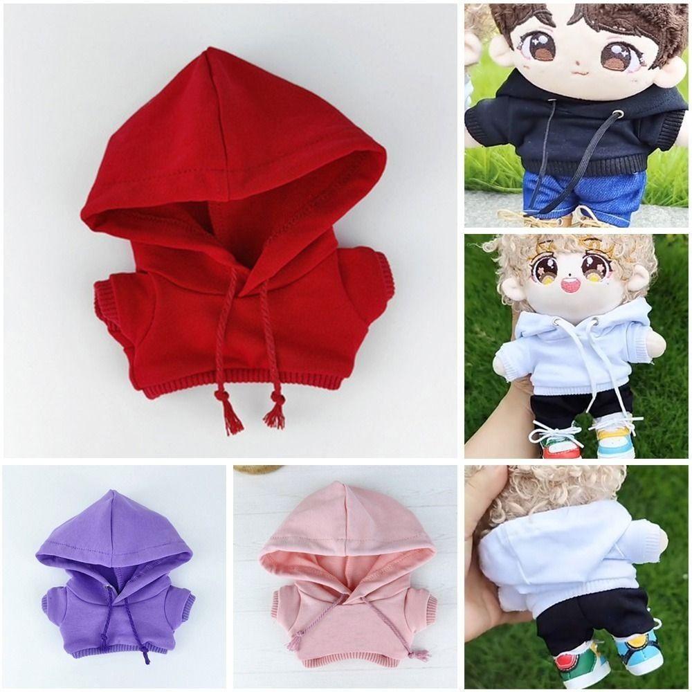 Kids Toys Handmade Hoodies 18 Colors Fashion Clothes New Sweatshirt Outfits for 15cm Cotton Dolls