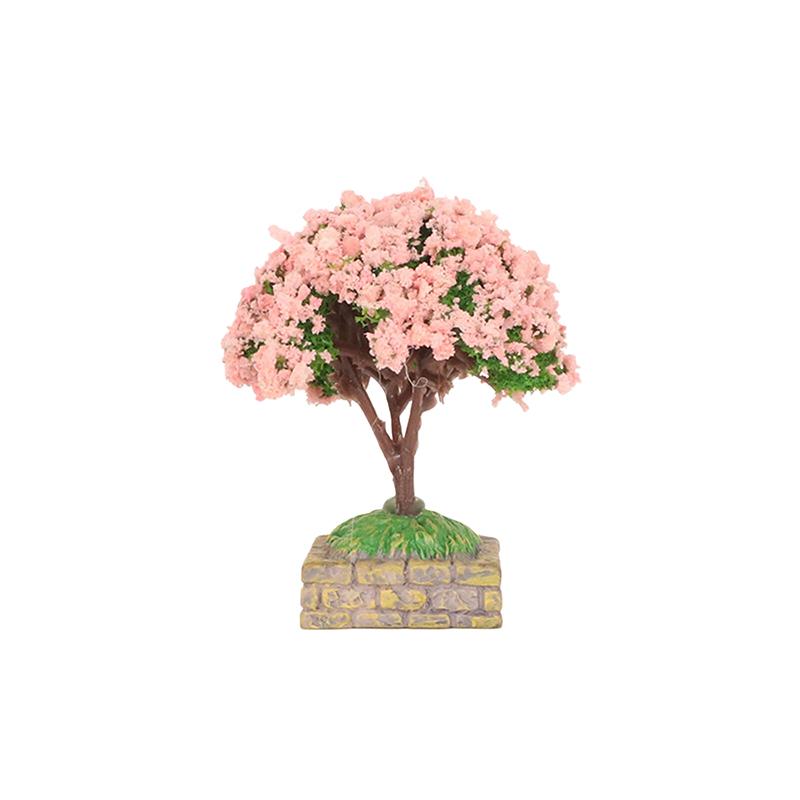 1 шт., аксессуары для домашнего сада, мини-модель дерева, кукольный домик, украшения для сада фей, миниатюры, микроландшафт, фигурка из смолы