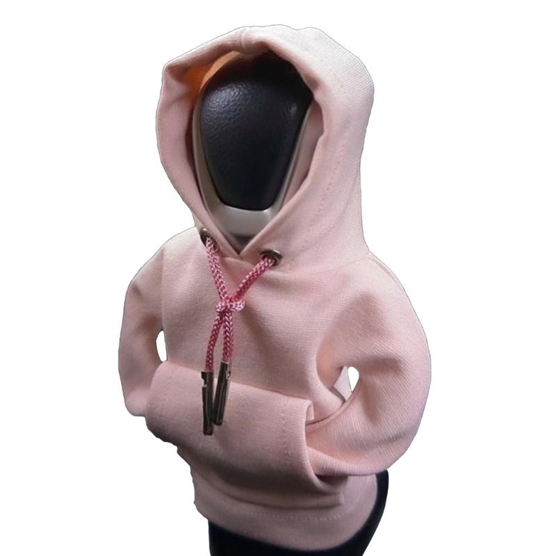 Крышка ручки переключения передач, модная толстовка с капюшоном, ручка переключения передач, декоративная крышка, ручное автоматическое авто, аксессуары для салона автомобиля