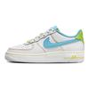 Nike Кроссовки Air Force 1 Low GS Rainbow Stitch для детей Белый Активно-зеленый Опти-желтый FJ4614-100