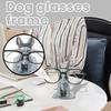 Dog Glasses Holder Eyeglass Display Stand Animal Figurine Statue Desktop Decoration Sunglasses Eyewear Keeper Spectacle Display Rack