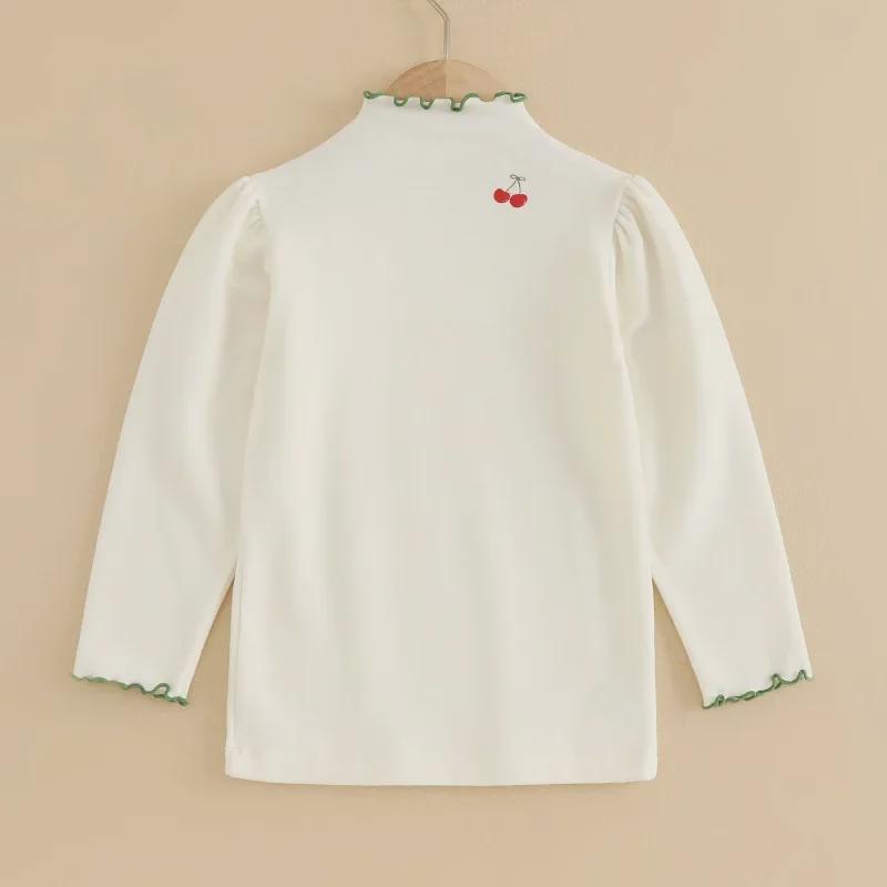 Girls' Thermal Turtleneck Fleece Shirt for Autumn & Winter - New Design