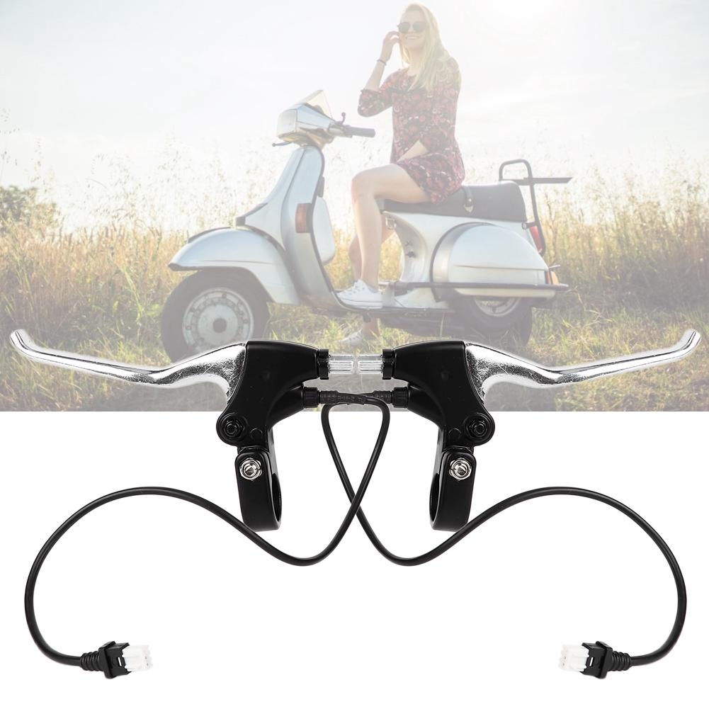 1 Pair Electric Bike Brake Lever Bar Modification Parts for Mountain Road Bicycles