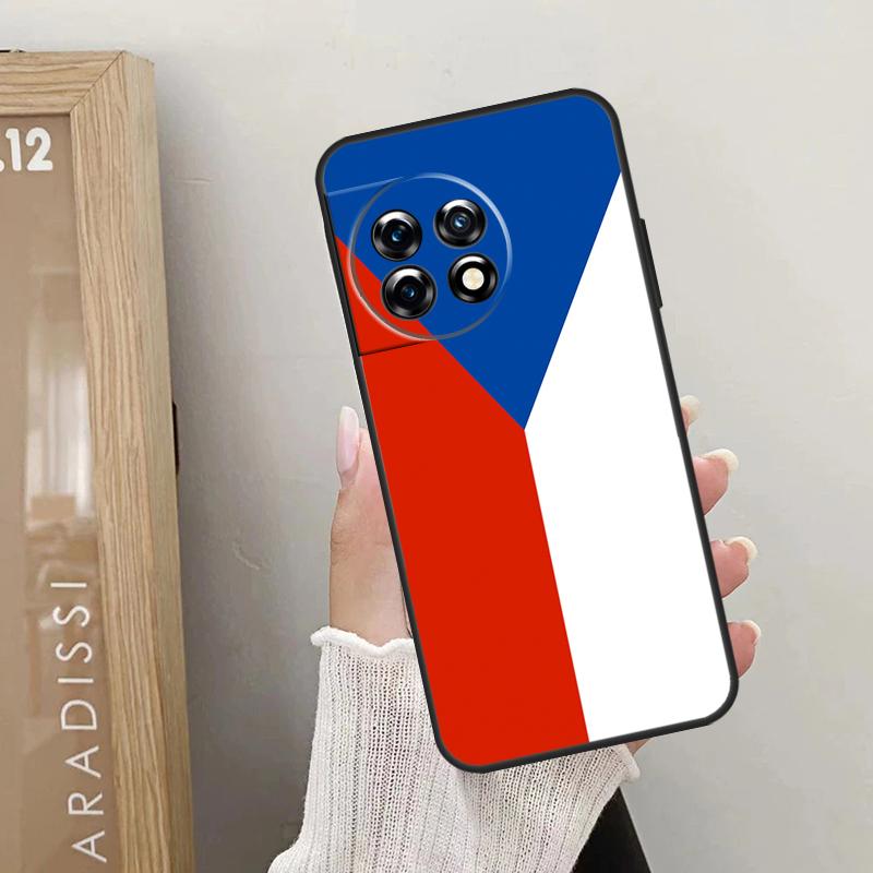 Чехия Чехол с флагом Чехии для OnePlus 12R 12 11 9 10 Pro 10R 10T OnePlus Nord 3 2T N10 N20 CE 2 Lite CE4 Обложка