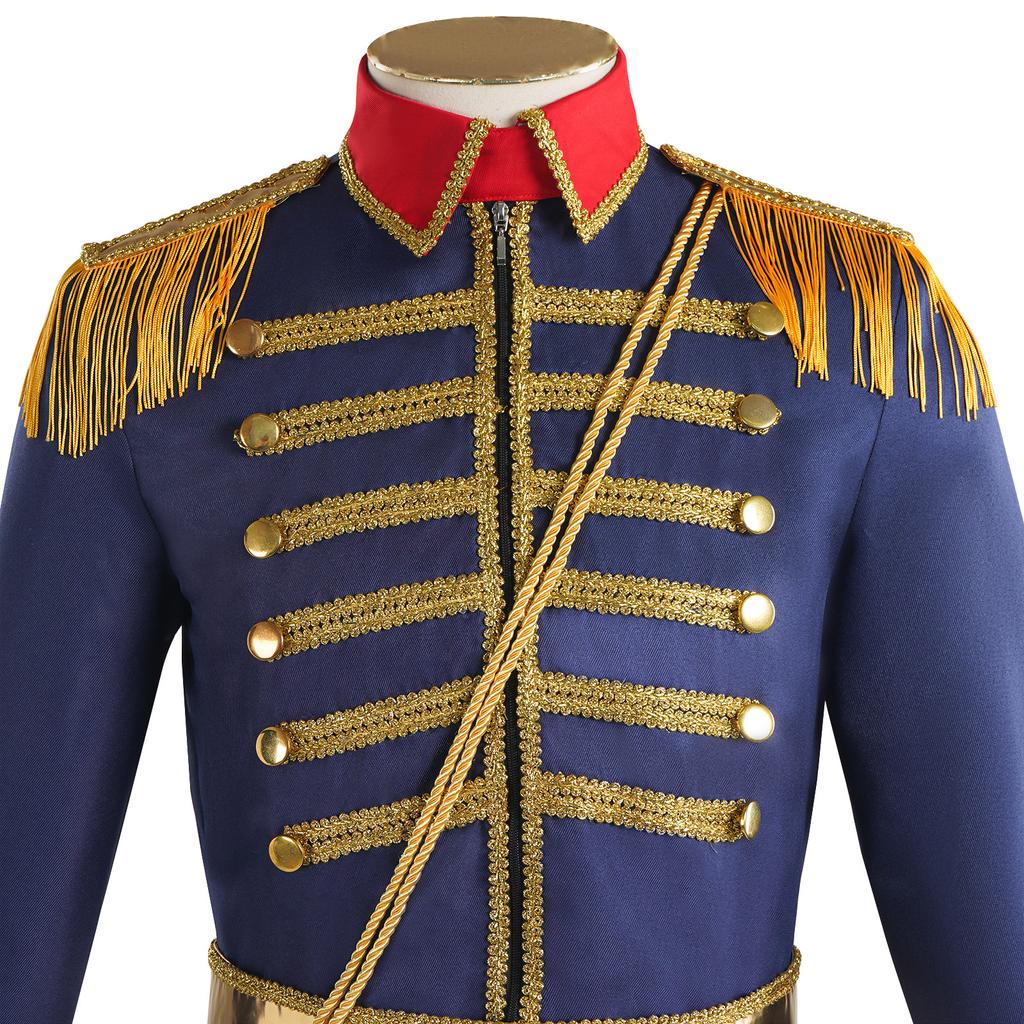 Cosplay Halloween court general cos costume, medieval circus court colonel costume cosplay costume