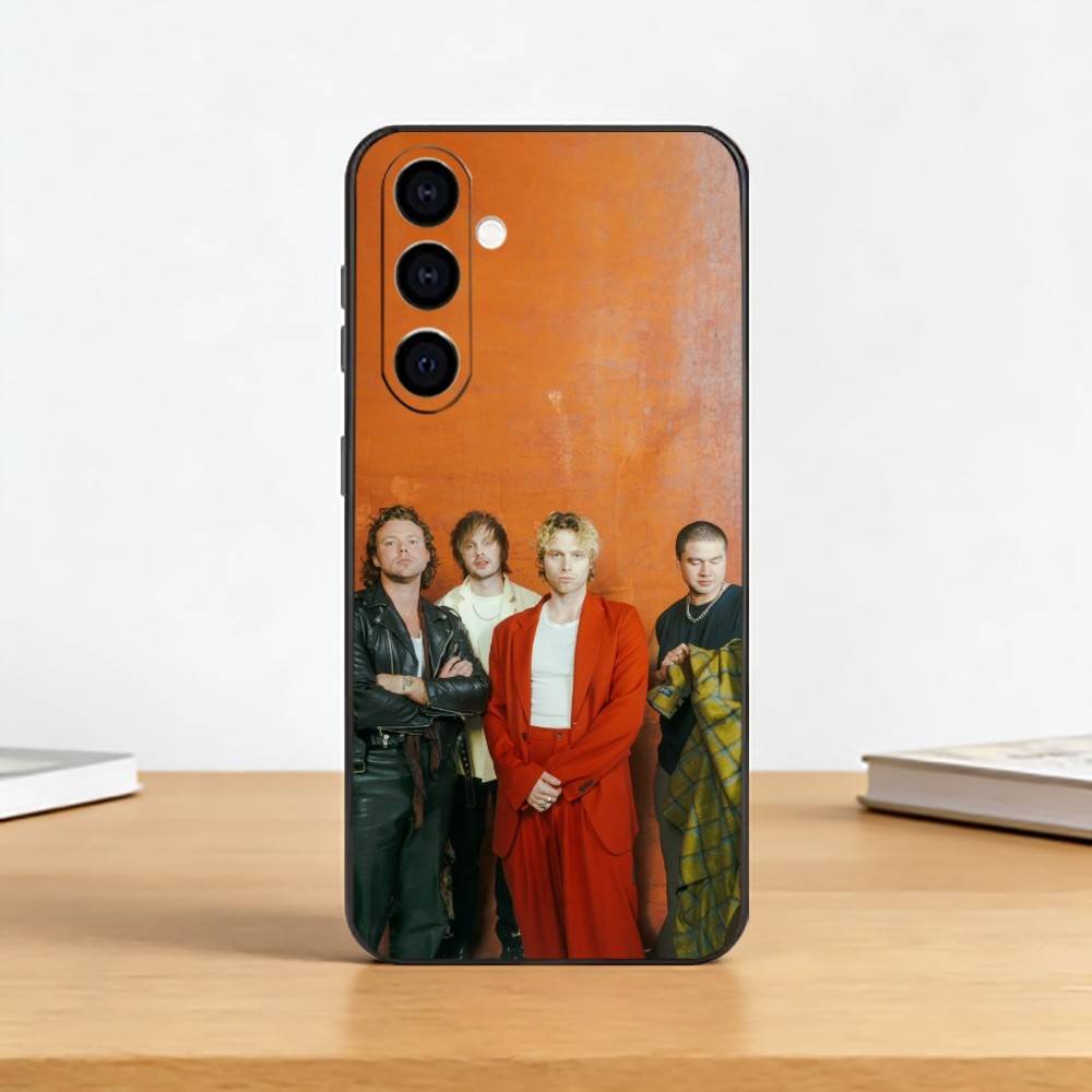 Чехол для телефона 5 Seconds Of Summers 5SOS для Samsung Galaxy A73, A72, A71, A70, A53, A52, A51, Другие Мягкий Черный Чехол