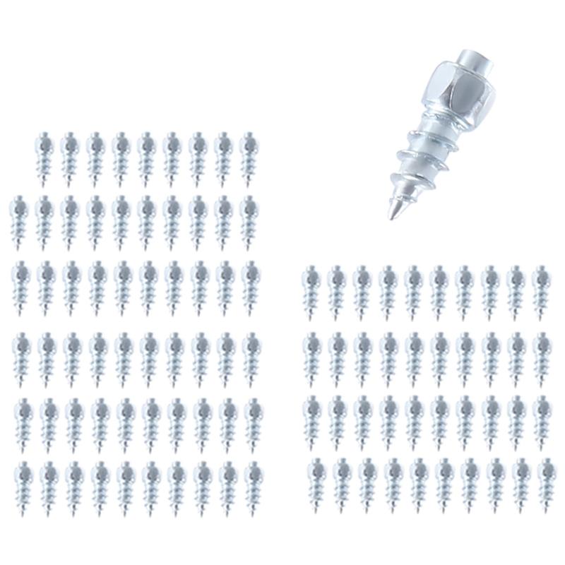100PCS 12Mm Tire Studs Carbide Screw Snow Spikes Anti-Slip Anti-Ice For Car/SUV/ATV/UTV Car Tire Stud-M53K