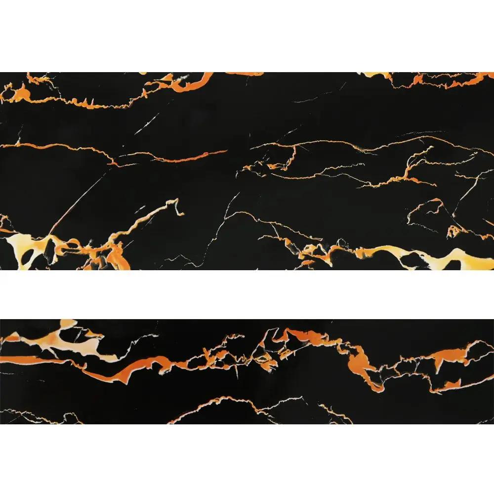 Living Room Self-adhesive Skirting Line Vinyl Decals Baseboard Wall Border Stickers Waist Line Wallpaper Marble