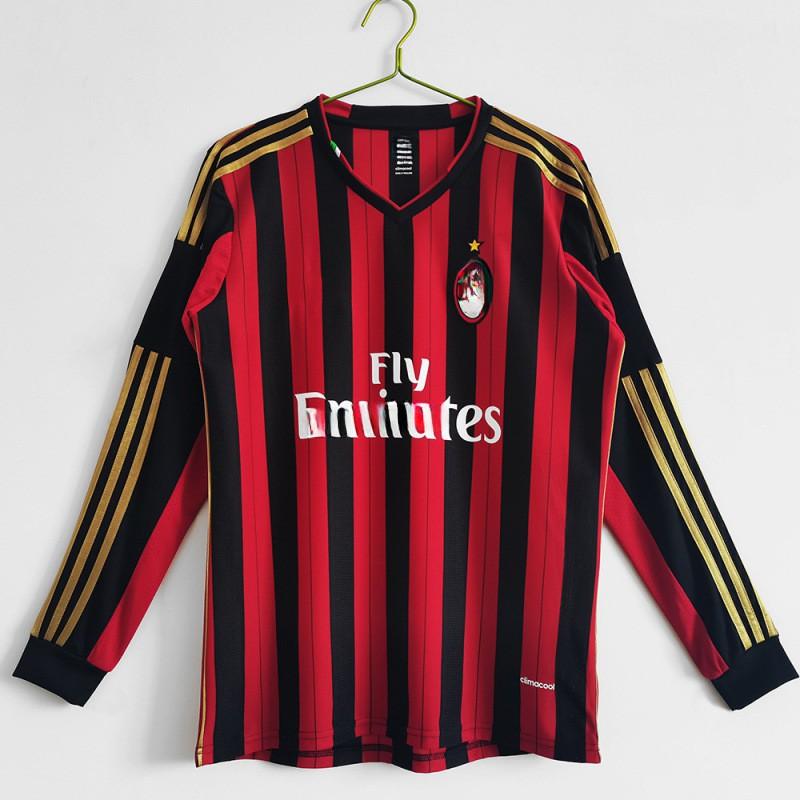 Long Sleeve Retro Classic Football Jersey AC Milan England Portugal Japan National Team Club Sports
