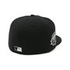 Кепка Newera 59FIFTY 14562006 NER35C7098 MLB Chicago White Sox CWS черная черная 7 боковых накладок под козырьком ONSPOTZ изготовленная на заказ кепка Gokyu Fifty Stylish