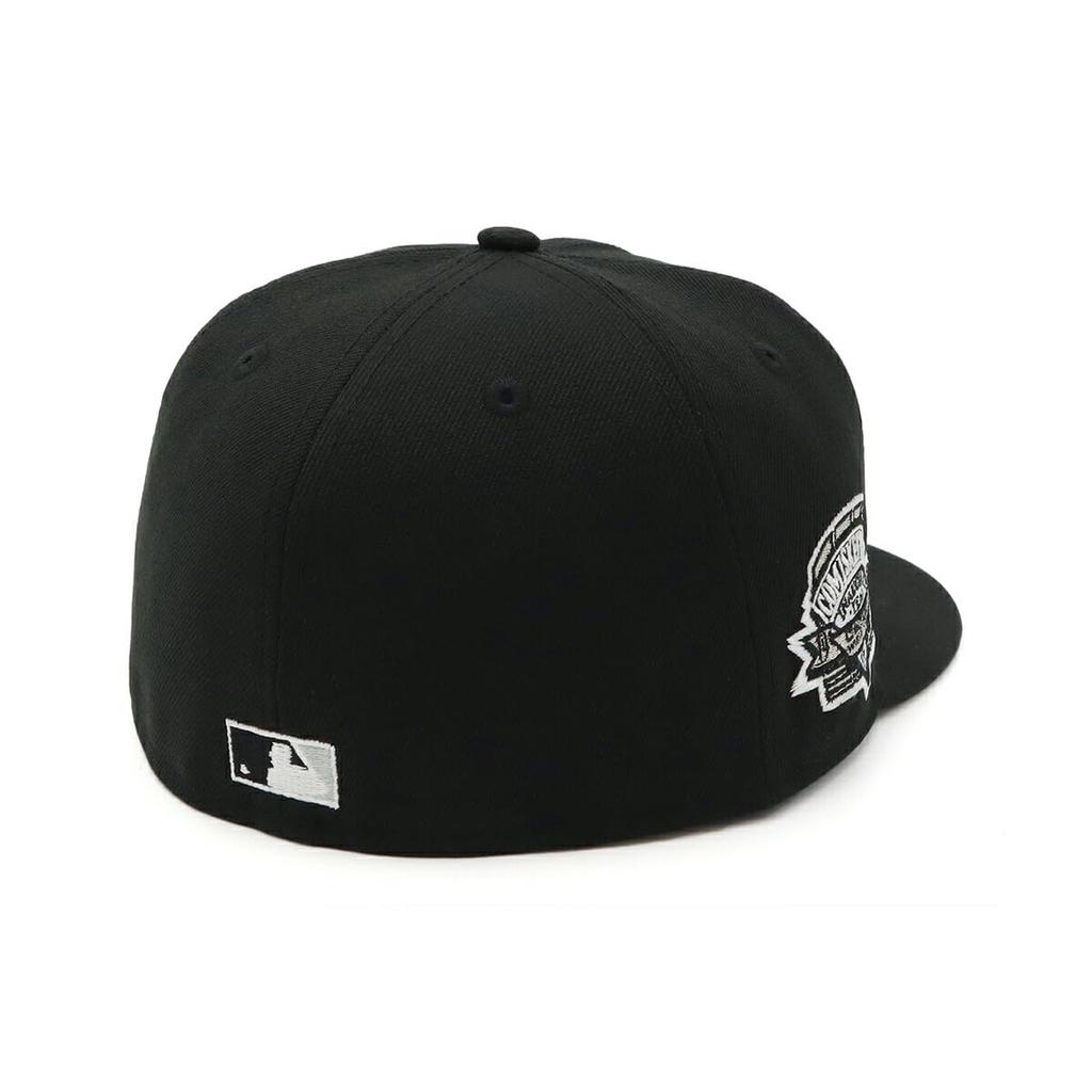 Кепка Newera 59FIFTY 14562006 NER35C7098 MLB Chicago White Sox CWS черная черная 7 боковых накладок под козырьком ONSPOTZ изготовленная на заказ кепка Gokyu Fifty Stylish