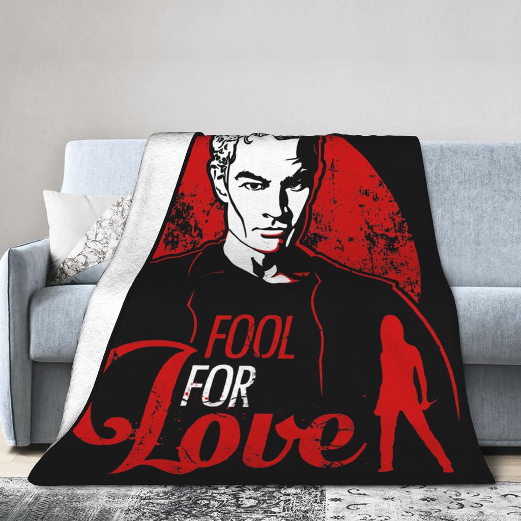 Fool for Love Buffy the Vampire Slayer Coral Fleece Plush Throw Blankets Blankets for Sofa Outdoor Soft Bedding Throws,