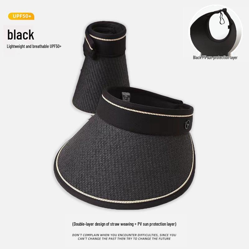 Складная летняя шляпа от солнца с широкими полями, защищающая от УФ-лучей, дышащая