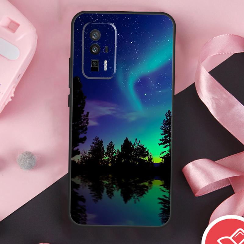 Чехол «Северное сияние» для Xiaomi 13 14 Ultra 11T 12T 13T Pro 12 Lite POCO X6 Pro F5 M6 X5 X3 F3 M5s F6