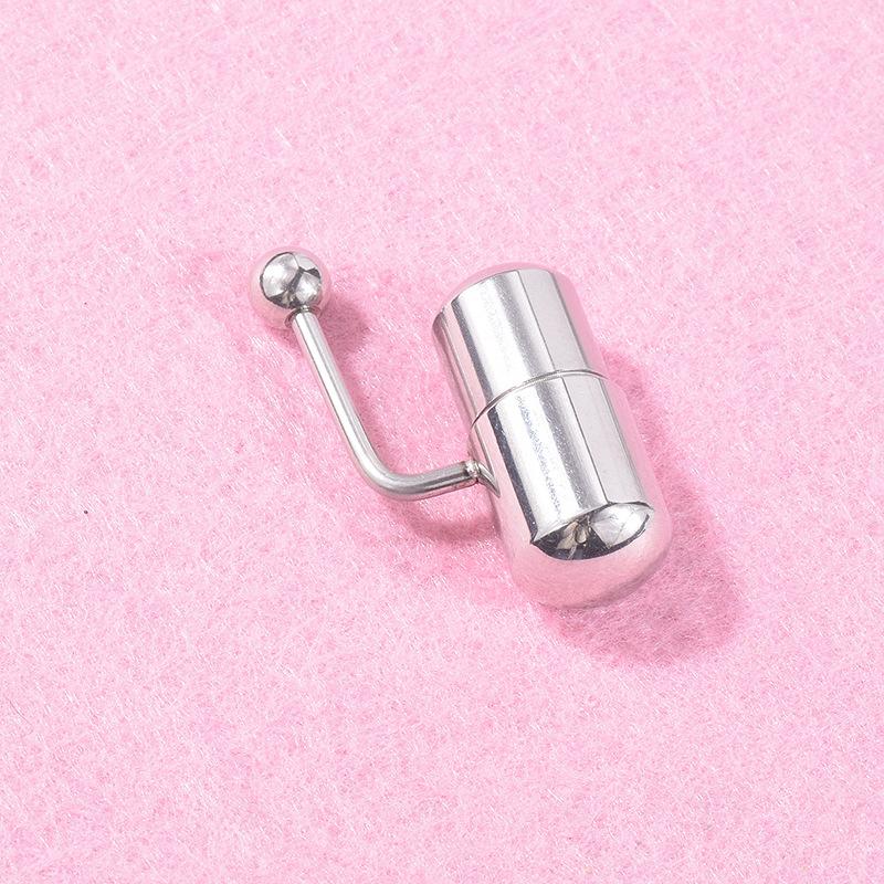 Европейские и американские ювелирные изделия из проколов человека вибрируют кольцо в пупке. Изысканные украшения из проколов вибрируют кольцо в пупке.