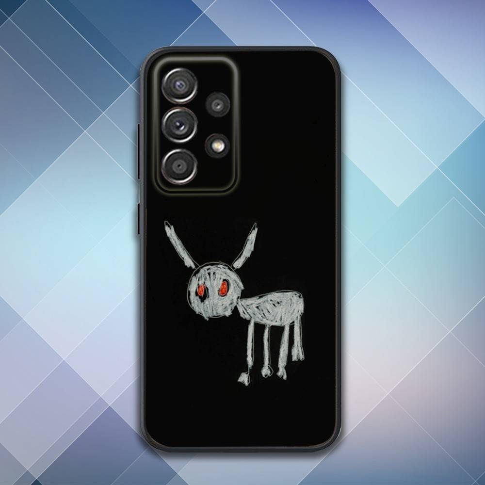 Чехол для телефона Drake O-OvO OWL для Samsung S25, S24, S21, S22, S23, S30, Ultra, S20, Plus, Fe, Lite, Note, 10, 9, 5G Черный