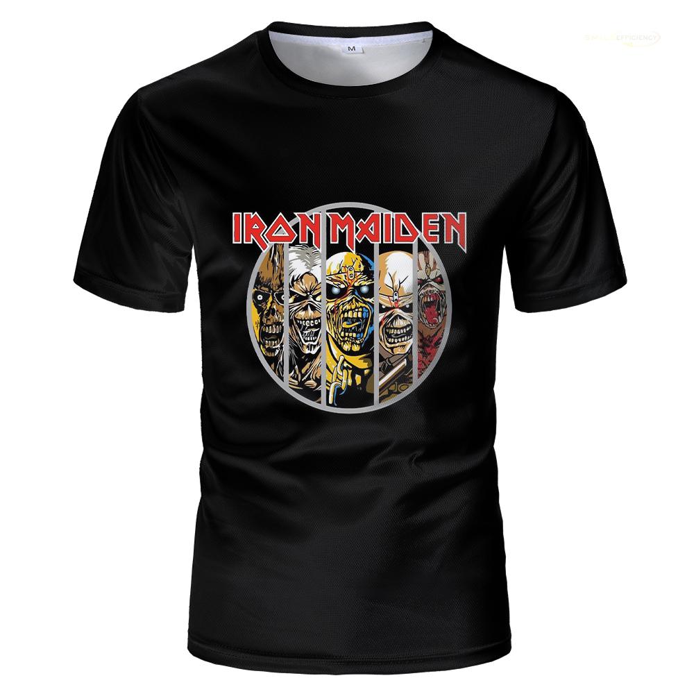 2024 панк-футболки для мужчин и женщин хэви-метал рок-группа ретро одежда летняя свободная футболка с коротким рукавом свободные топы в стиле хип-хоп