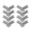 IsolBau Sealing Corner P2 External Grey Aussenecke 8 pcs