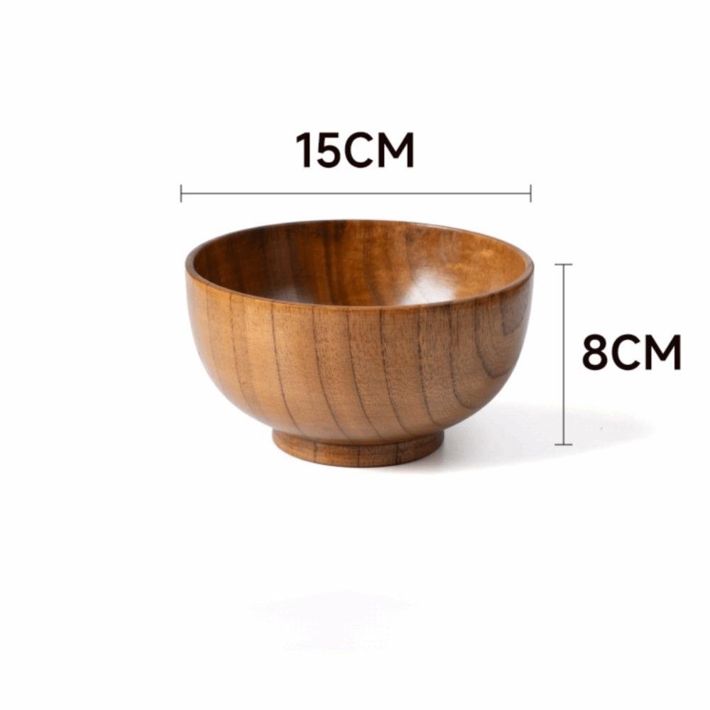 Japanese Style Wooden Bowls Handmade Crafts Wooden Utensils New Food Containers Tableware
