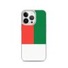 Coque iPhone - Madagascar - Drapeau - Souple - Multicolore - Verticale